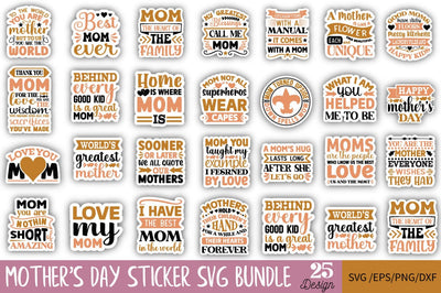 Mother's Day sticker SVG Bundle SVG Angelina750 