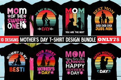 Mother's Day Sublimation Bundle, Mother's Day SVG Design Bundle, Mother's Day T-shirt Design Bundle, Mother's Day Retro T-shirt Design BUndle Sublimation Insomnia Std 