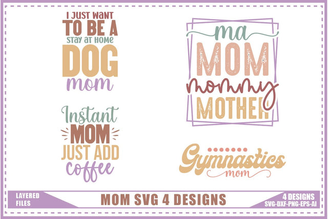 Mother's Day Svg 4 Designs SVG shah alam 