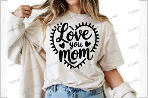 Mother’s Day SVG Bundle | Mom Quotes & Floral Designs SVG Svgcraft 