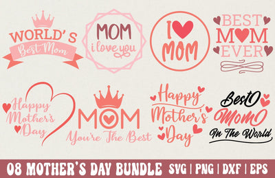 Mother's Day SVG Bundle - Mother's Day PNG, Mom SVG, Mama SVG, Mother's Day Sublimation SVG GraphicsTreasures 