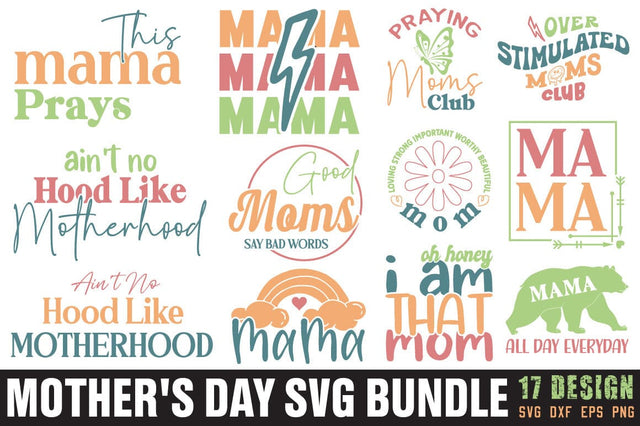 Mother's Day SVG Bundle SVG Angelina750 