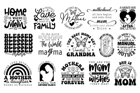 Mother's Day SVG Bundle SVG CraftLabSVG 