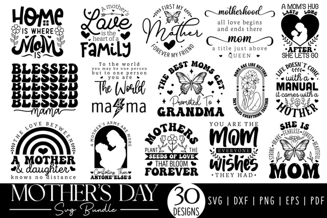 Mother's Day SVG Bundle SVG CraftLabSVG 