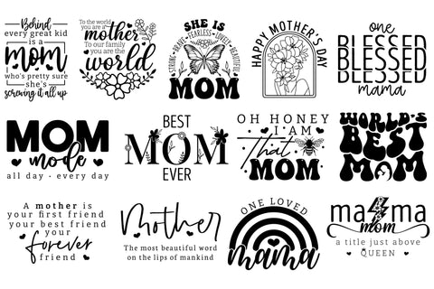 Mother's Day SVG Bundle SVG CraftLabSVG 