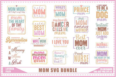 Mother's Day Svg Bundle SVG shah alam 