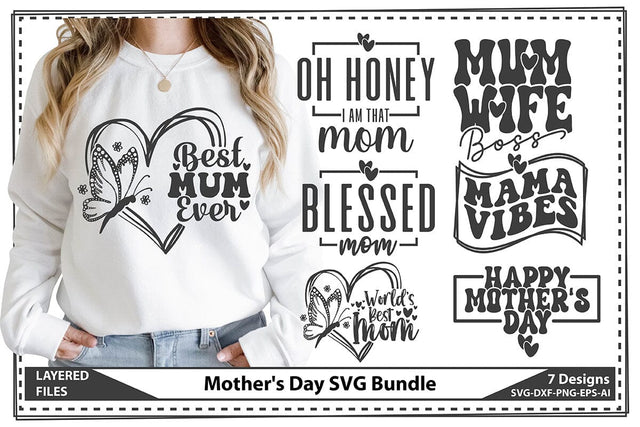 Mother's Day SVG Bundle SVG shah alam 
