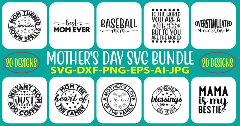 Mother's Day SVG Bundle SVG Syaman 