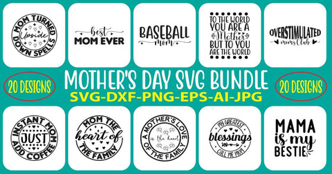 Mother's Day SVG Bundle SVG Syaman 