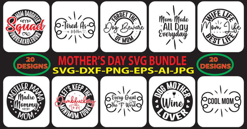 MOTHER’S-DAY-SVG-BUNDLE SVG Syaman 