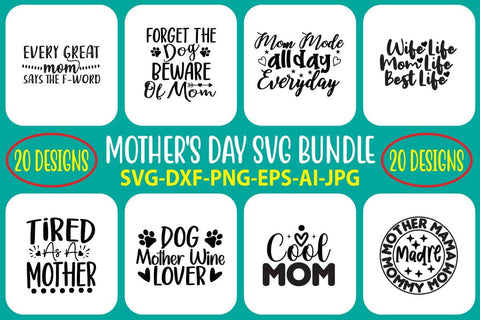 Mother's Day SVG Bundle SVG Syaman 