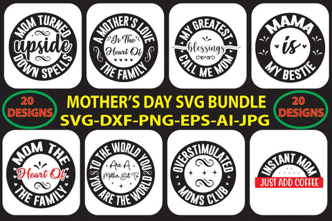 MOTHER’S-DAY-SVG-BUNDLE SVG Syaman 