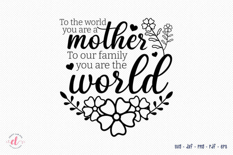 Mother's Day SVG Cut File SVG CraftLabSVG 