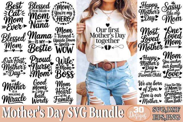 Mother's Day SVG Design Bundle SVG Angelina750 