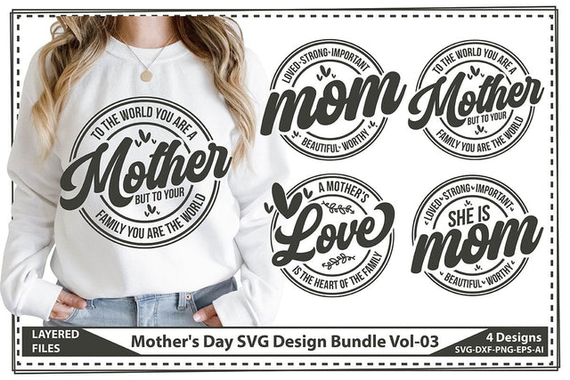 Mother's Day SVG Design Bundle Vol-03 SVG shah alam 