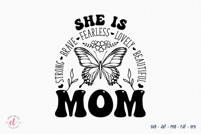 Mother's Day SVG Design | Mom Quote SVG CraftLabSVG 