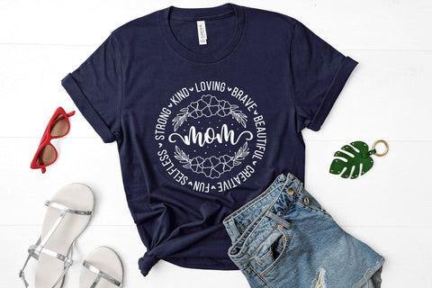 Mothers Day SVG, Floral Mom SVG CraftLabSVG 