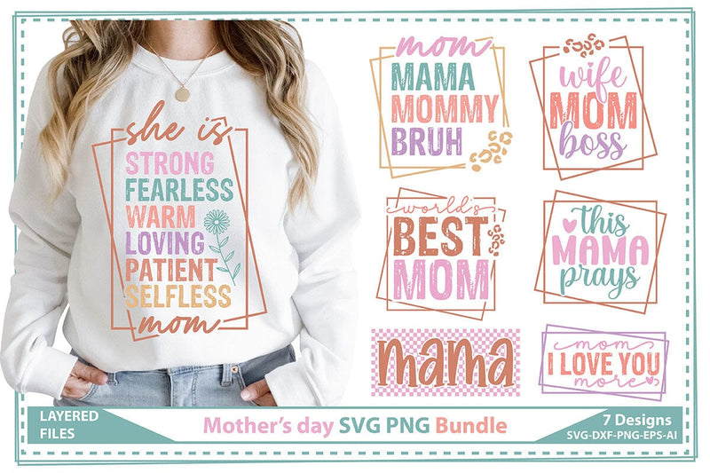 Mother’s day SVG PNG Bundle SVG shah alam 