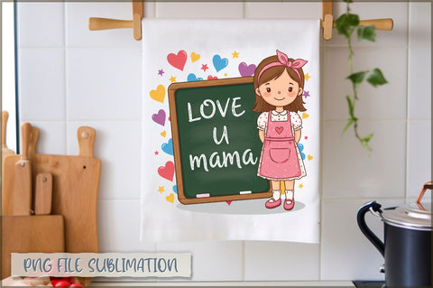 Mother's Day Towel Sublimation Sublimation Shetara Begum 