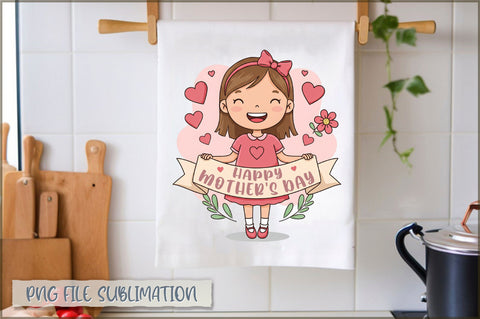 Mother's Day Towel Sublimation Sublimation Shetara Begum 