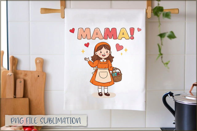 Mother's Day Towel Sublimation Sublimation Shetara Begum 