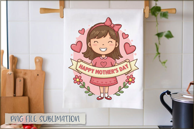 Mother's Day Towel Sublimation Sublimation Shetara Begum 