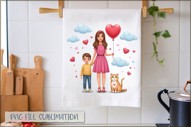 Mother's Day Towel Sublimation Sublimation Shetara Begum 