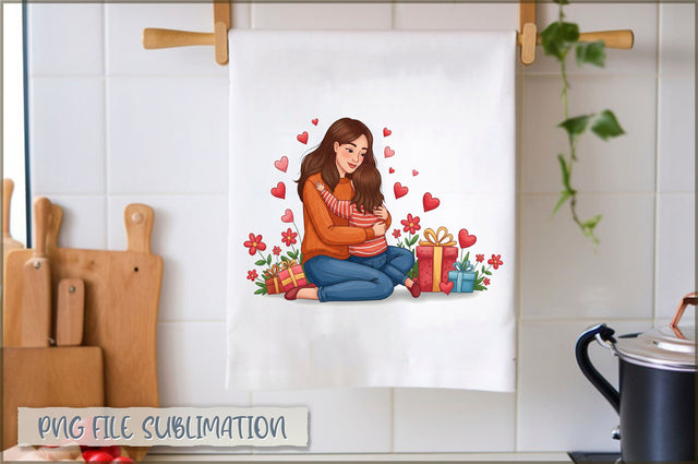 Mother's Day Towel Sublimation Sublimation Shetara Begum 