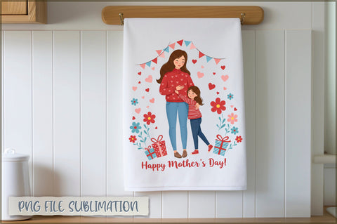 Mother's Day Towel Sublimation Sublimation Shetara Begum 