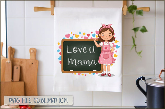 Mother's Day Towel Sublimation Sublimation Shetara Begum 