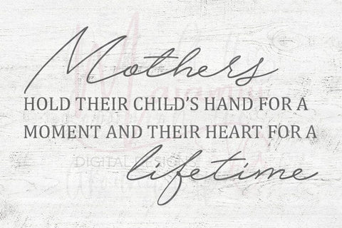 Mothers Hold Their Child's Hand For a Moment SVG MaiamiiiSVG 