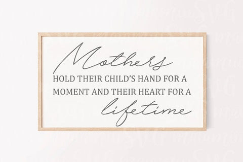 Mothers Hold Their Child's Hand For a Moment SVG MaiamiiiSVG 