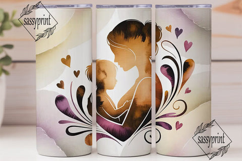 Mother's Love 20oz Tumbler Wrap Sublimation sassyprint 