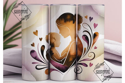 Mother's Love 20oz Tumbler Wrap Sublimation sassyprint 