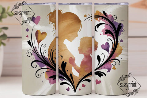 Mother's Love 20oz Tumbler Wrap Sublimation sassyprint 