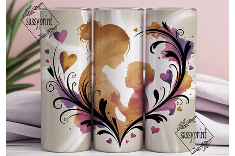 Mother's Love 20oz Tumbler Wrap Sublimation sassyprint 