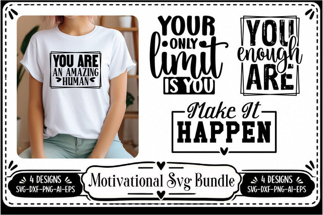 Motivation quotes, Inspiration pack 4 Designs SVG shah alam 