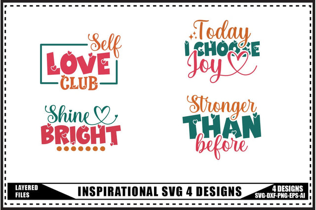 Motivation Svg 4 Designs, Self Love Motivation Svg Designs SVG shah alam 