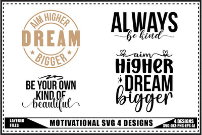 Motivation Svg 4 Designs, Self Love Motivation SVG shah alam 