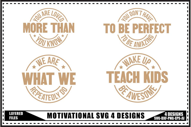 Motivation Svg 4 Designs, Self Love Motivation SVG shah alam 