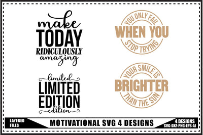 Motivation Svg 4 Designs, Self Love Motivation SVG shah alam 