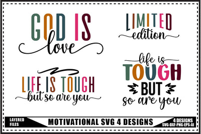 Motivation Svg 4 Designs, Trendy Saying Svg SVG shah alam 