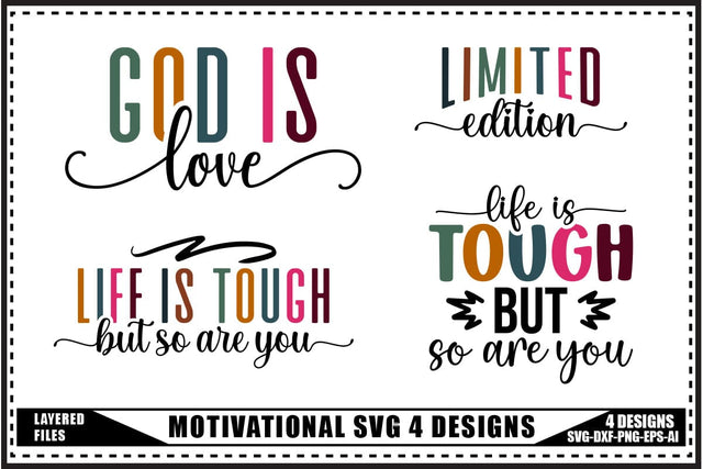 Motivation Svg 4 Designs, Trendy Saying Svg SVG shah alam 