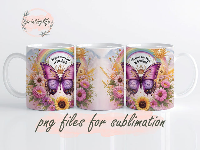 Motivational Affirmation Quote Mug Wrap Design, Instant Digital Design Download Mug Wrap Design, Mug Design PNG Sublimation PrintingLife 