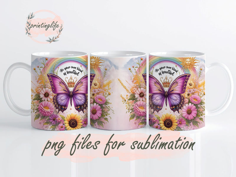 Motivational Affirmation Quote Mug Wrap Design, Instant Digital Design Download Mug Wrap Design, Mug Design PNG Sublimation PrintingLife 