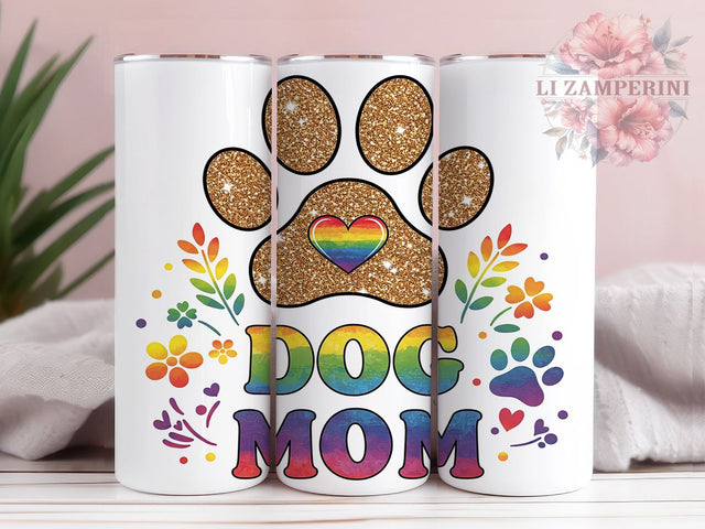 Motivational Dog Mom Pet Tumbler, Pet Lover Tumbler, 20oz Dog Design, Dog Mom Wrap, Motivational Dog Mom, Affirmation Tumbler, Dog Lover Sublimation Sublimation Li Zamperini 