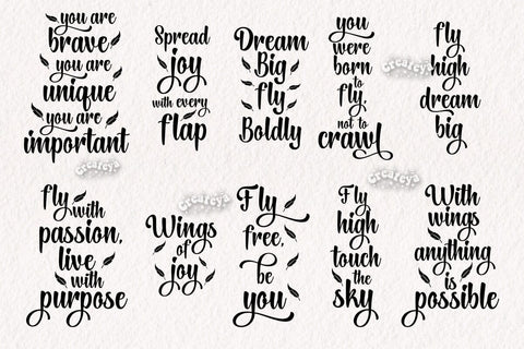 Motivational Inspirational and Empowering t-shirt quotes Bundle SVG Positive quotes Woman quotes bundle T shirt bundle svg SVG Createya Design 