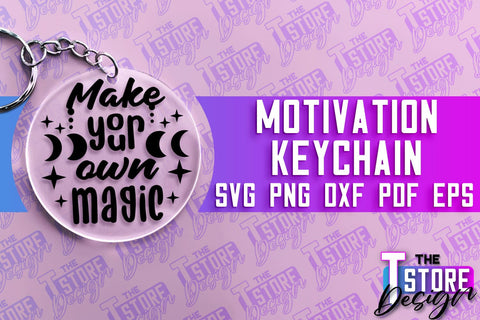 Motivational Keychain | Love Yourself Keychain SVG | Motivational Quotes SVG SVG The T Store Design 