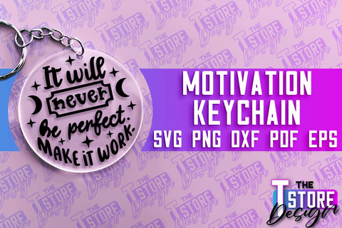 Motivational Keychain | Love Yourself Keychain SVG | Motivational Quotes SVG SVG The T Store Design 
