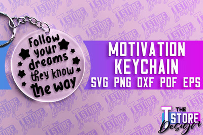 Motivational Keychain | Love Yourself Keychain SVG | Motivational Quotes SVG SVG The T Store Design 